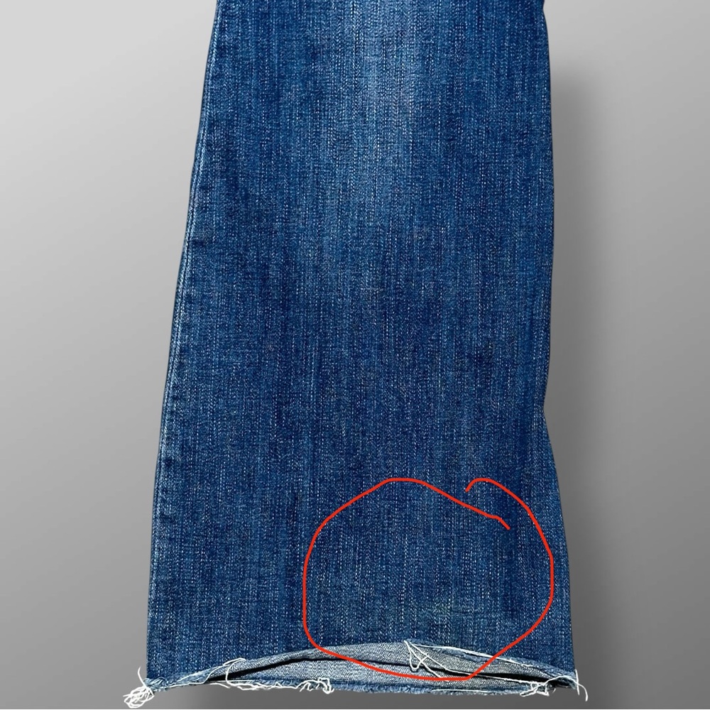 Shyanne Women's Blue Distressed Boot Cut Jeans - Picture 7 of 11